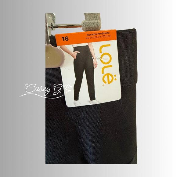 Lole Black Straight Leg Pants - Picture 3 of 9